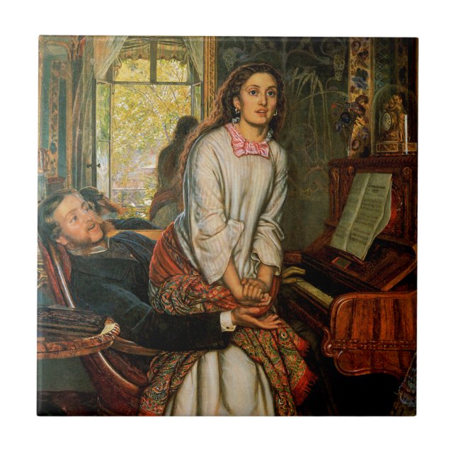 Azulejo De Cerámica La conciencia que despierta (Frente)