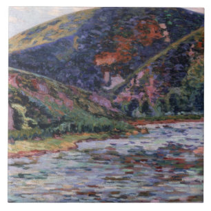 Azulejo De Cerámica La Creuse en el verano, 1895 (aceite en lona)