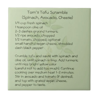 Azulejo De Cerámica La estafa del tofu de Tom