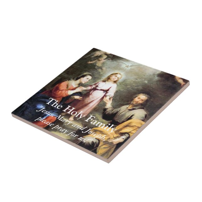 Azulejo De Cerámica La familia santa (Lado)