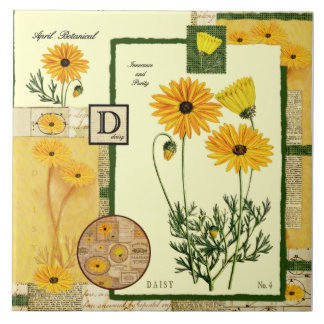 Azulejo De Cerámica La flor de abril