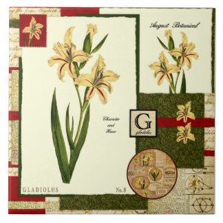 Azulejo De Cerámica La flor de agosto