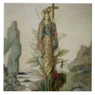 Azulejo De Cerámica La flor mística