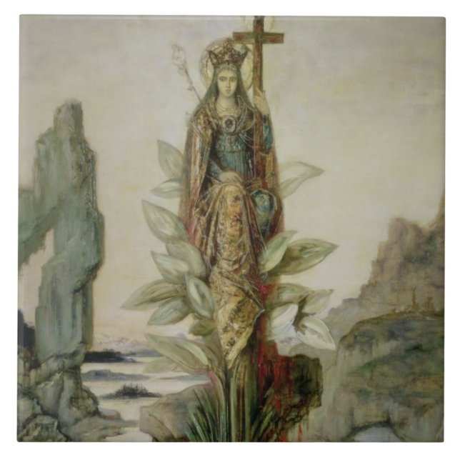 Azulejo De Cerámica La flor mística (Frente)