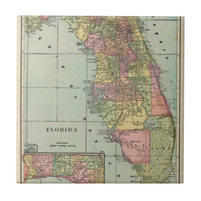 Azulejo De Cerámica La Florida 4 (Frente)