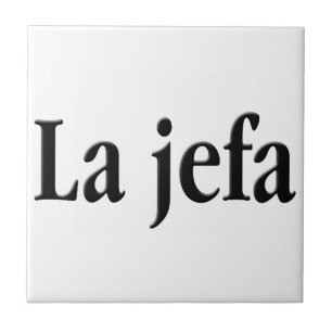 Azulejo De Cerámica La jefa