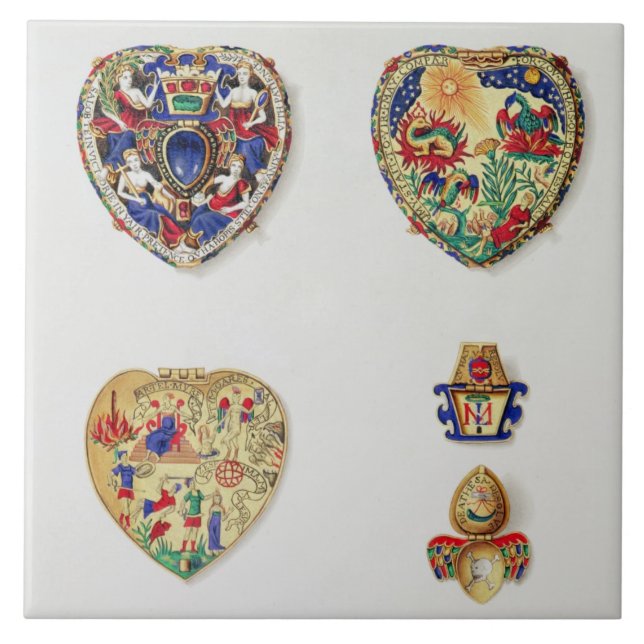 Azulejo De Cerámica La joya de Darnley, de 'notas históricas sobre el (Frente)