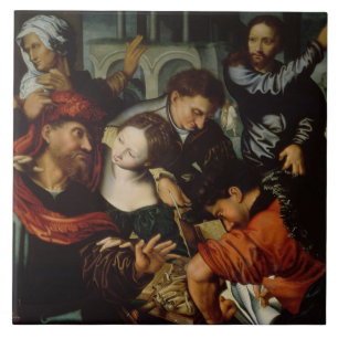 Azulejo De Cerámica La llamada de St Matthew