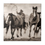 Azulejo De Cerámica La persecución<br><div class="desc">Animales</div>