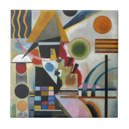 Azulejo De Cerámica La pintura abstracta de Kandinsky se balancea