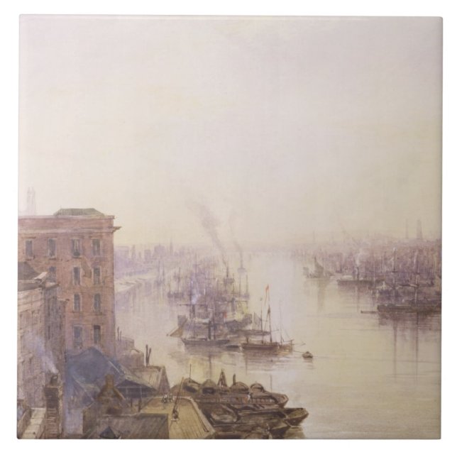 Azulejo De Cerámica La piscina del hotel de Adelaide, puente de (Frente)