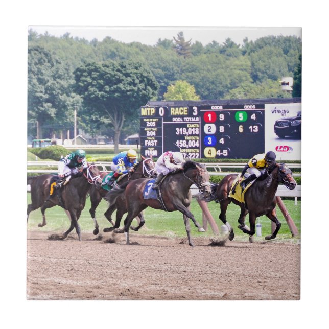 Azulejo De Cerámica La regla reservada corre abajo de Jack plano (Frente)