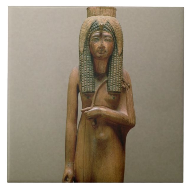 Azulejo De Cerámica La reina divina Ahmose Nefertari (madera pintada) (Frente)