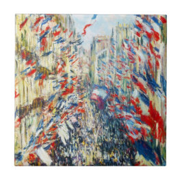 Azulejo De Cerámica La ruda Montorgueil, París, festival de junio