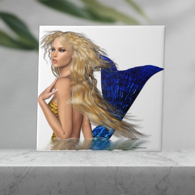 Azulejo De Cerámica La sirena (Subido por el creador)