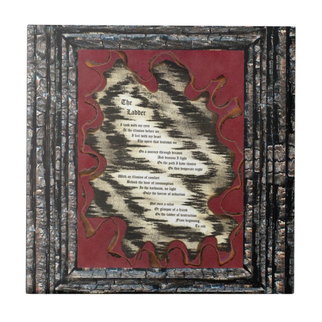 Azulejo De Cerámica La vejez (Frente)