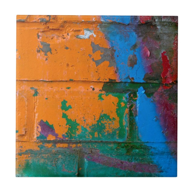 Azulejo De Cerámica Ladrillo de la pintada (Frente)