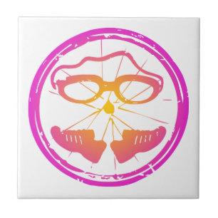 Azulejo De Cerámica Lady Triathlon