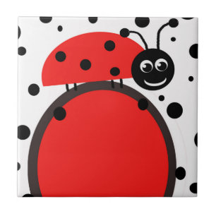 Azulejo De Cerámica Ladybug Ceramic Tile
