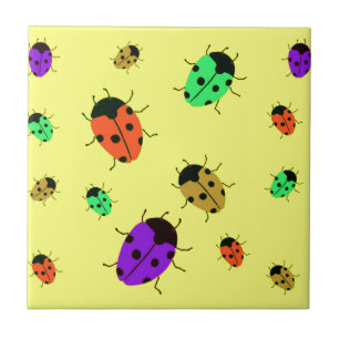 AZULEJO DE CERÁMICA LADYBUGS