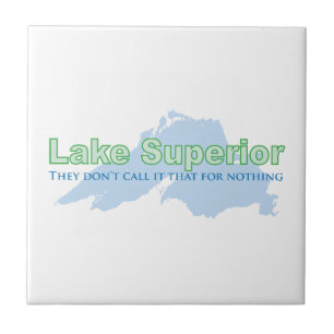 Azulejo De Cerámica Lago Superior; no lo llaman por nada