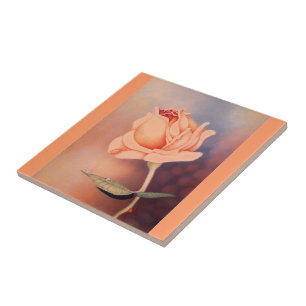 Azulejo De Cerámica Lágrimas de Rosa