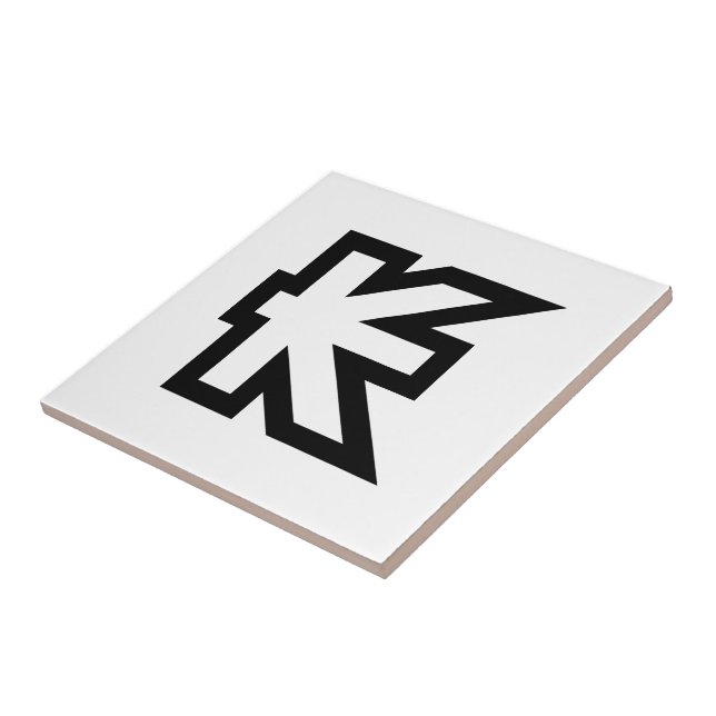 Azulejo De Cerámica Laos Kip Lao/Rótulo de Dinero Laotiano (Lado)