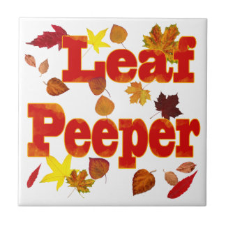 Azulejo De Cerámica Leaf Peeper