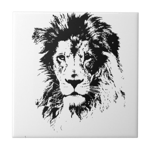 Azulejo De Cerámica león (Frente)