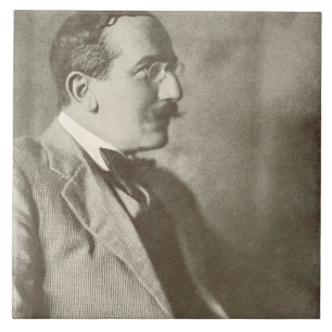 Azulejo De Cerámica León Bakst (1866-1924), pintor ruso, retrato