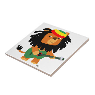 Azulejo De Cerámica León Personalizado lindo de Zion Tile