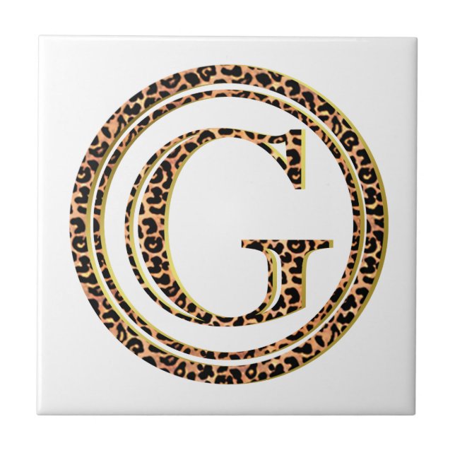 Azulejo De Cerámica leopardo G (Frente)