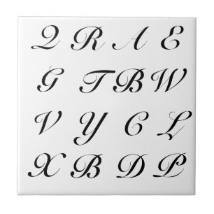 Azulejo De Cerámica Letras del Scrabble