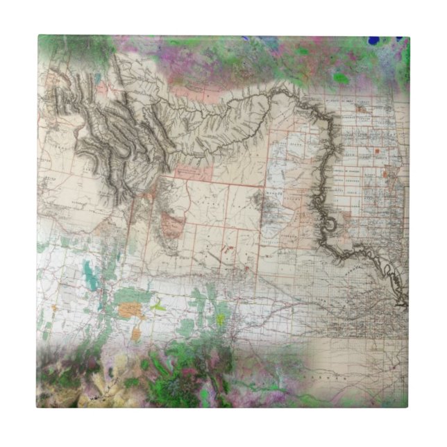 Azulejo De Cerámica Lewis y Clark (Frente)