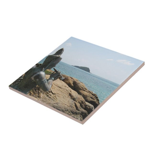 Azulejo De Cerámica Leyenda de Sudsakorn... Sattadura, Tailandia (Lado)