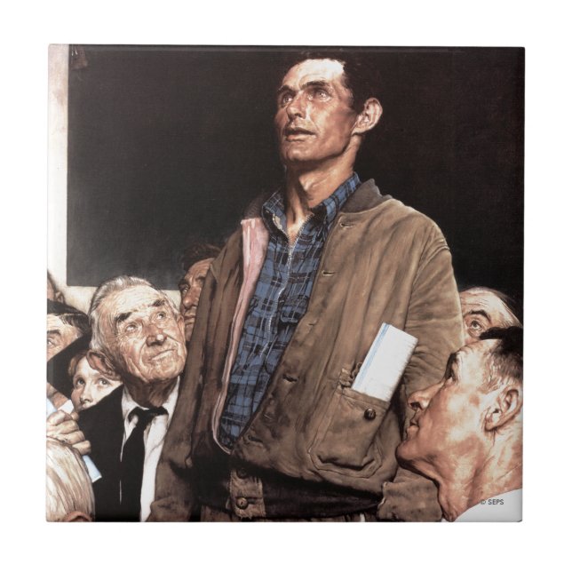 Azulejo De Cerámica Libertad De Expresión (Frente)