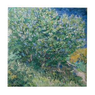 Azulejo De Cerámica Lila Bush (lilas) por Vincent van Gogh