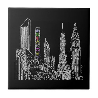 Azulejo De Cerámica Límite de Broadway