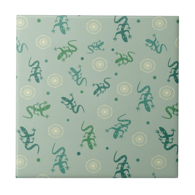 Azulejo De Cerámica Lizard (Frente)