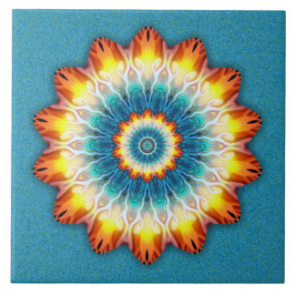 Azulejo De Cerámica Llama anaranjada