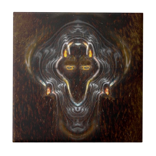 Azulejo De Cerámica Lone Wolf (Frente)