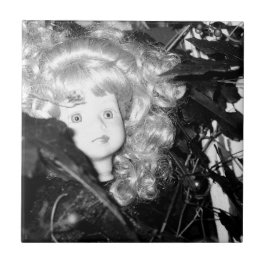 Azulejo De Cerámica Lonely Doll Head