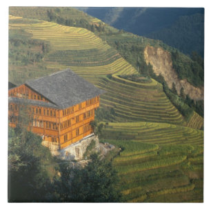 Azulejo De Cerámica Longji, provincia de Guangxi, China