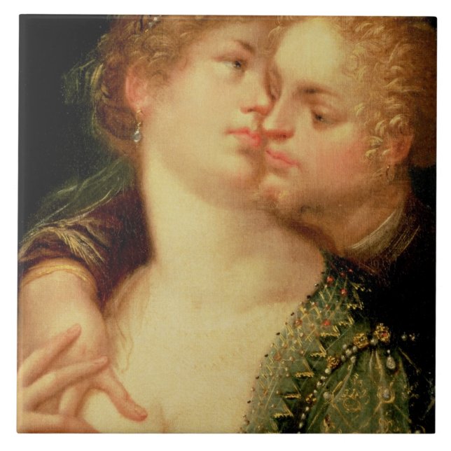 Azulejo De Cerámica Los cinco sentidos: Tacto (Frente)