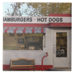 Azulejo De Cerámica Los E.E.U.U., Arizona, Bisbee: Motel sombrío de