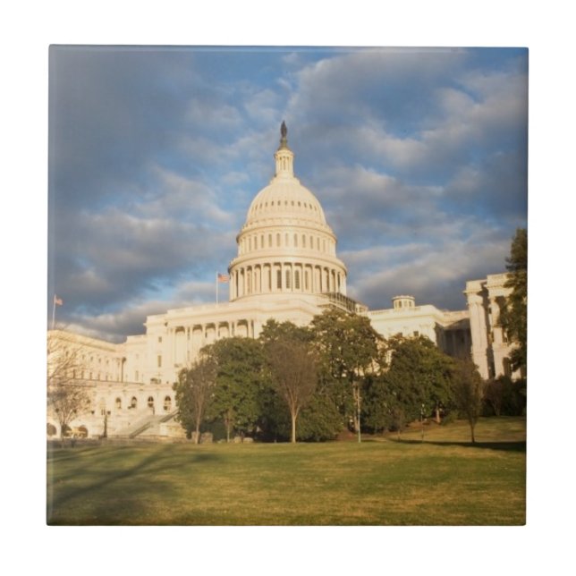 Azulejo De Cerámica Los E.E.U.U., Washington DC, edificio del (Frente)