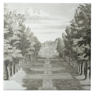 Azulejo De Cerámica Los jardines en Tshehar-Bagh, Isfahán, from viaja