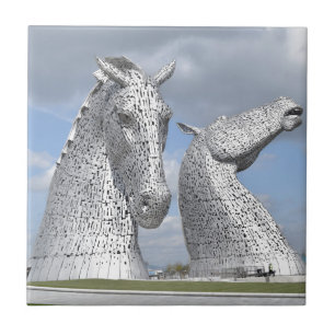 Azulejo De Cerámica los Kelpies, parque de la hélice, Falkirk, Escoci