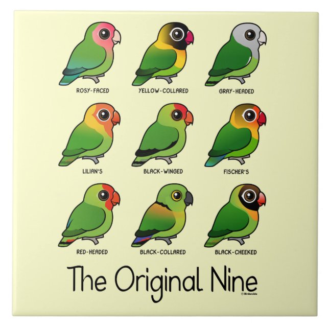 Azulejo De Cerámica Los nueve originales (Frente)