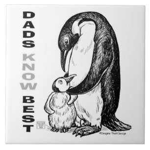 Azulejo De Cerámica Los papás saben mejor